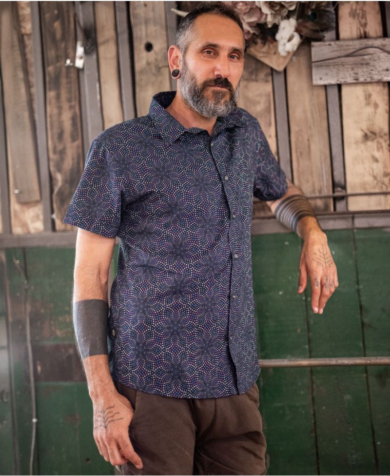 Flowry Button Shirt