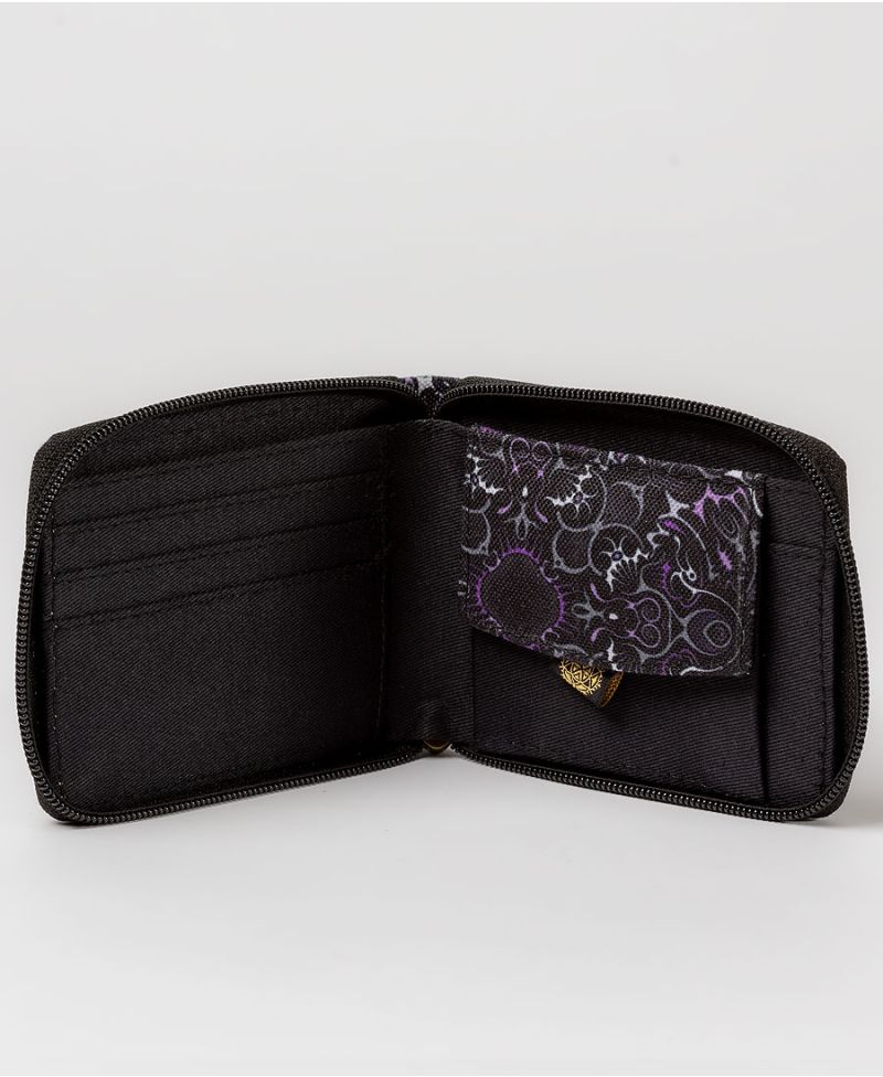 Virus Mens Zip Wallet 