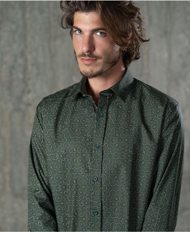 Seeds Button Shirt- Long Sleeve