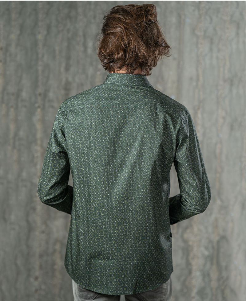 Seeds Button Shirt- Long Sleeve