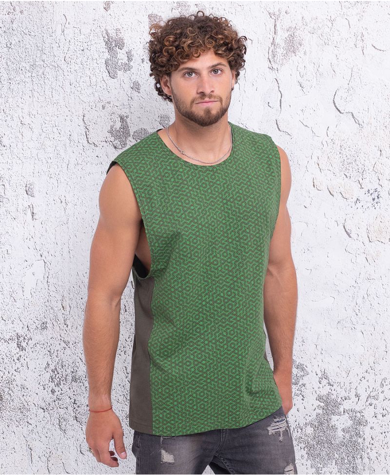 Seeds Tank Top ➟ Green