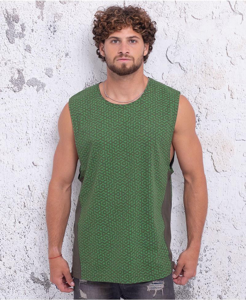 Seeds Tank Top ➟ Green