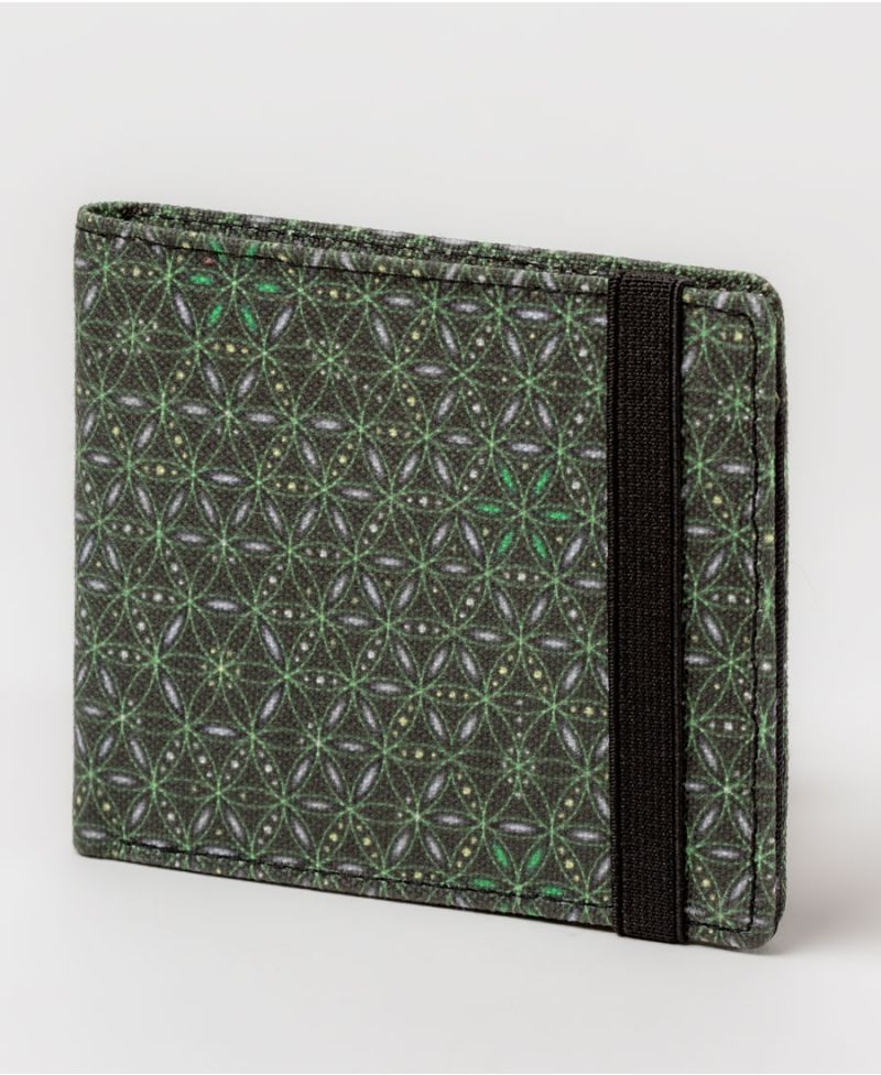 Sacred geometry slim wallet