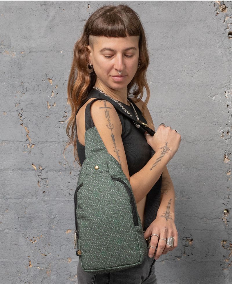 seed of life crossbody sling bag