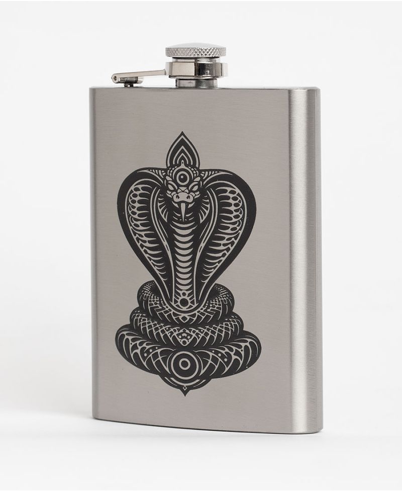 Serpent hip flask 