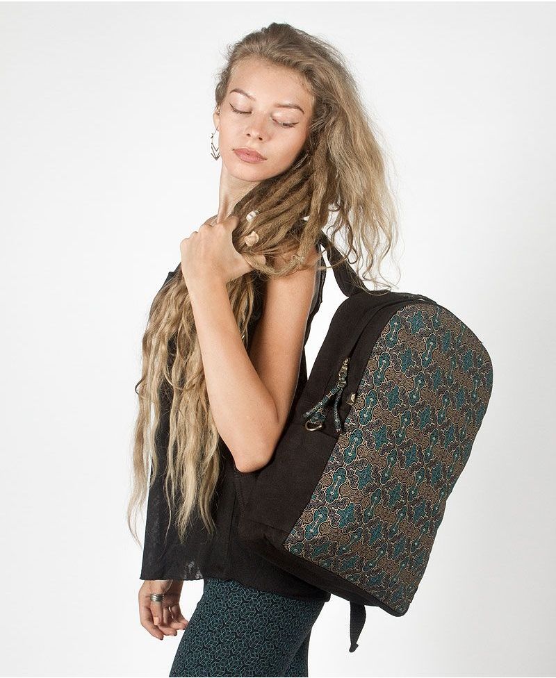 Shipibo Kené Backpack- Round