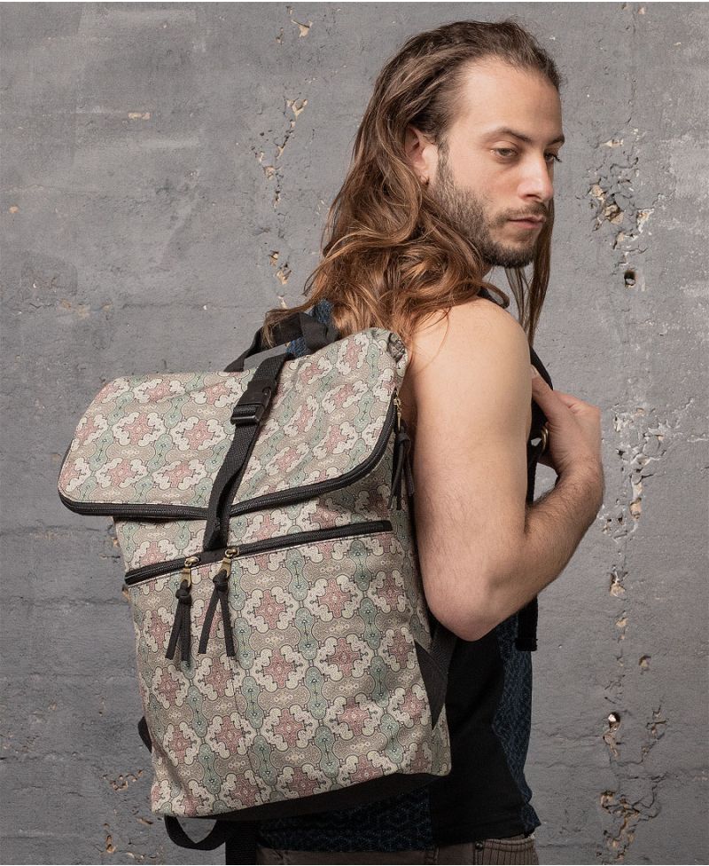 shipibo roll top backpack 