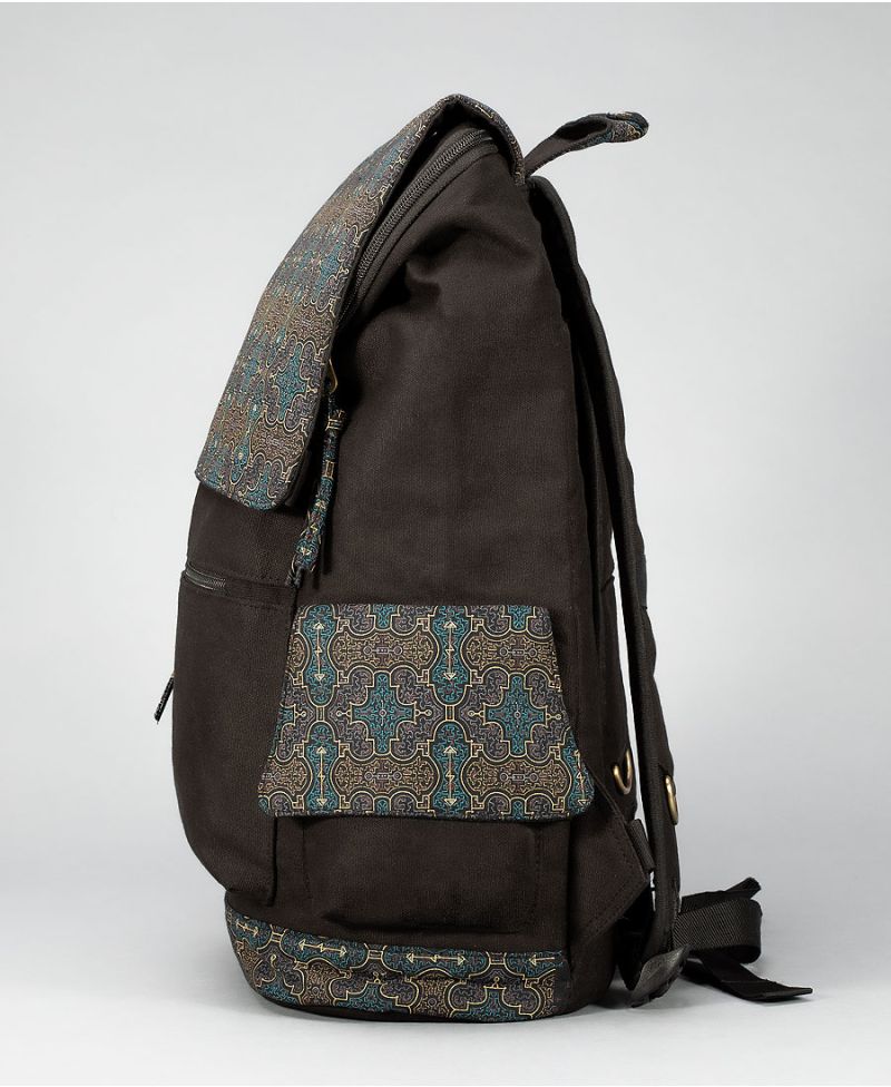 Shipibo Kené Square Backpack