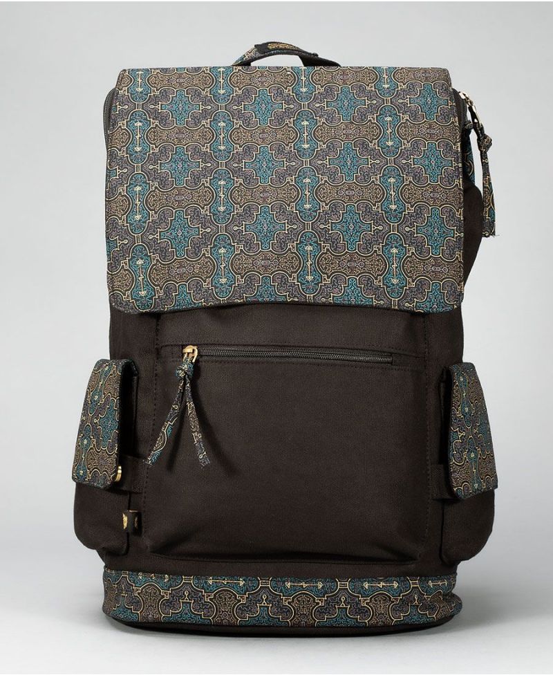 Shipibo Kené Square Backpack