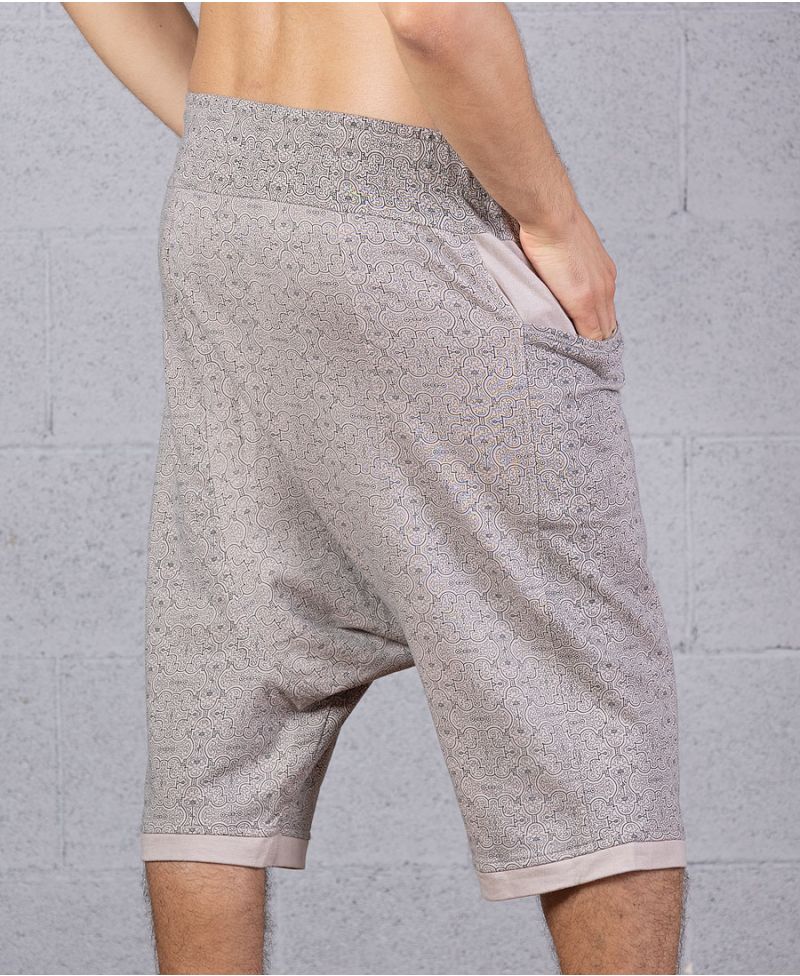 Shipibo Kené Shorts - Grey