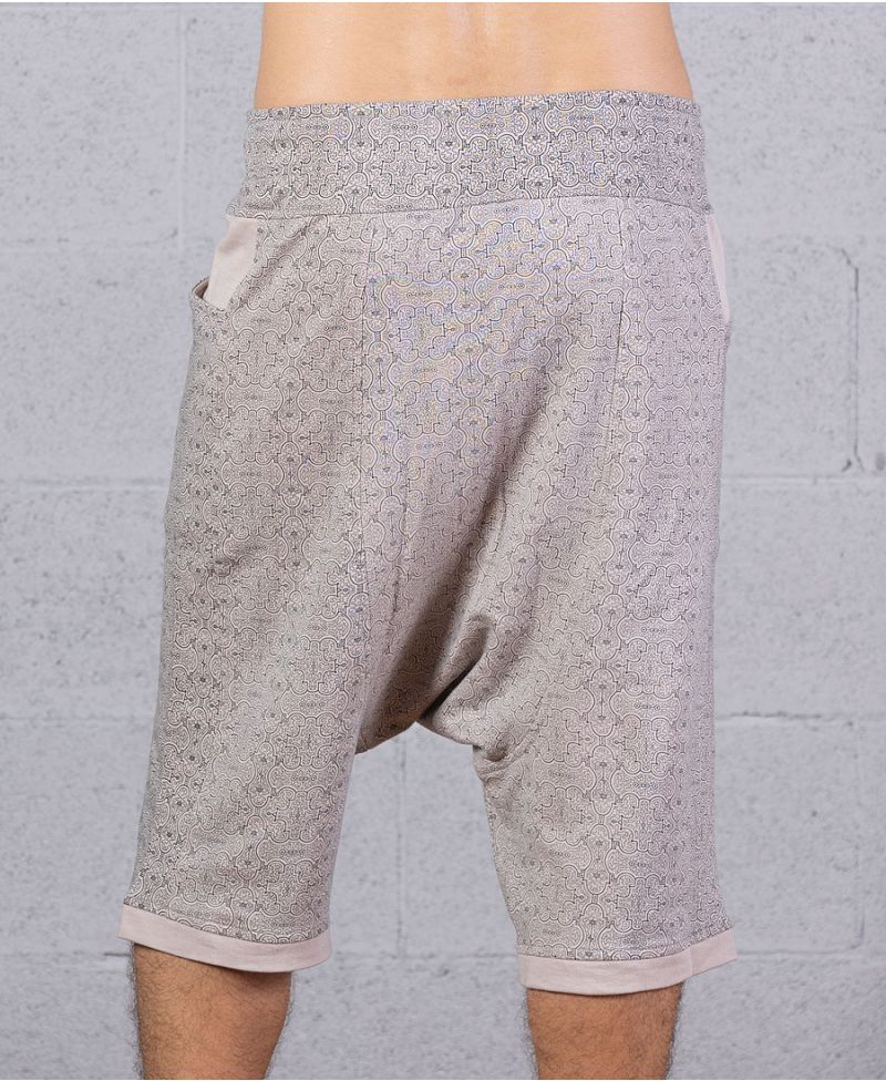 Shipibo Kené Shorts - Grey