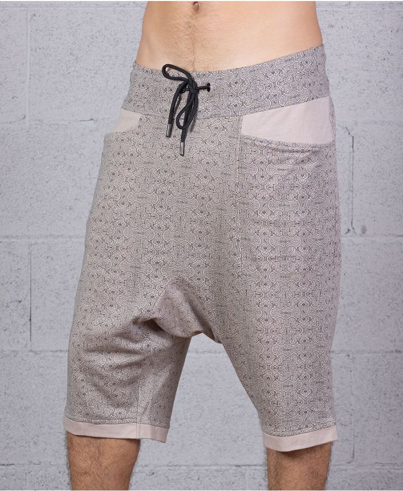 Shipibo Kené Shorts - Grey