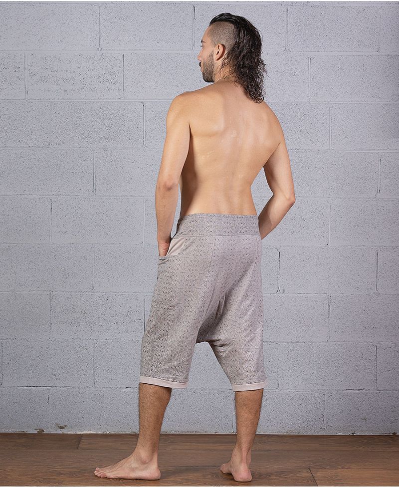 Shipibo Kené Shorts - Grey