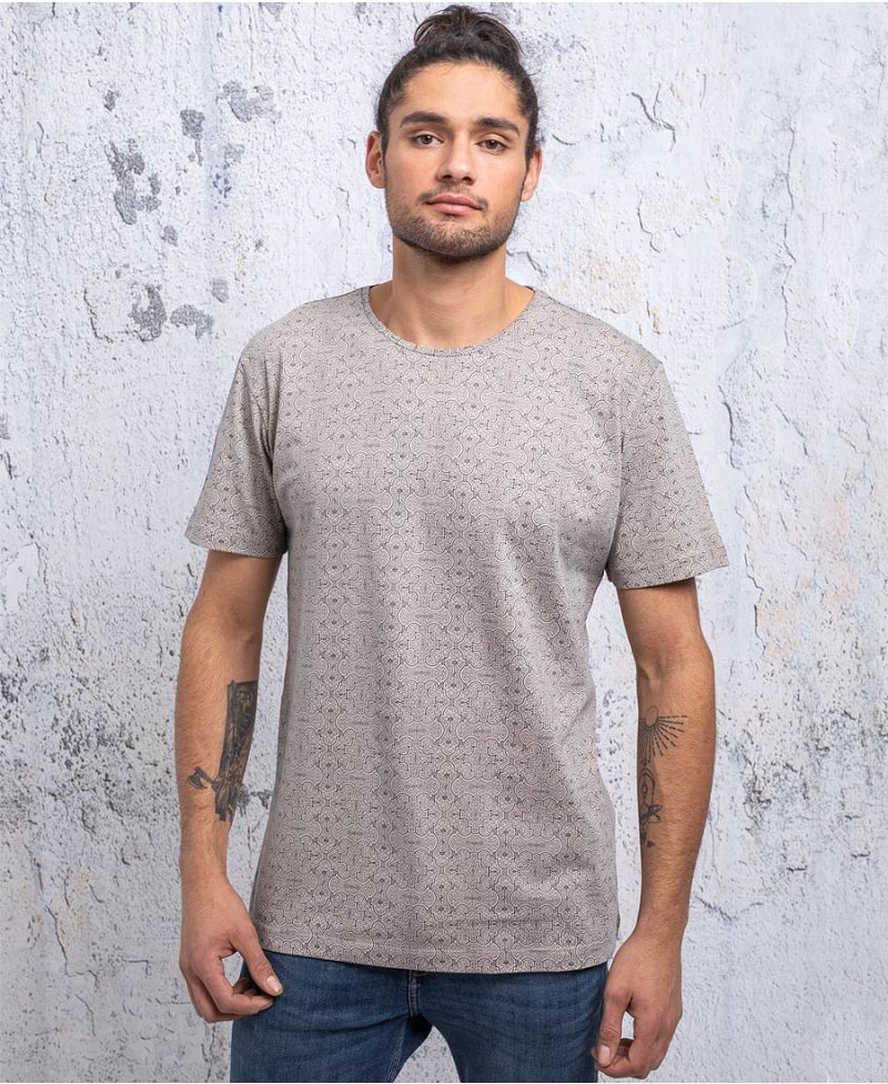 Shipibo Kené T-shirt ➟ Grey