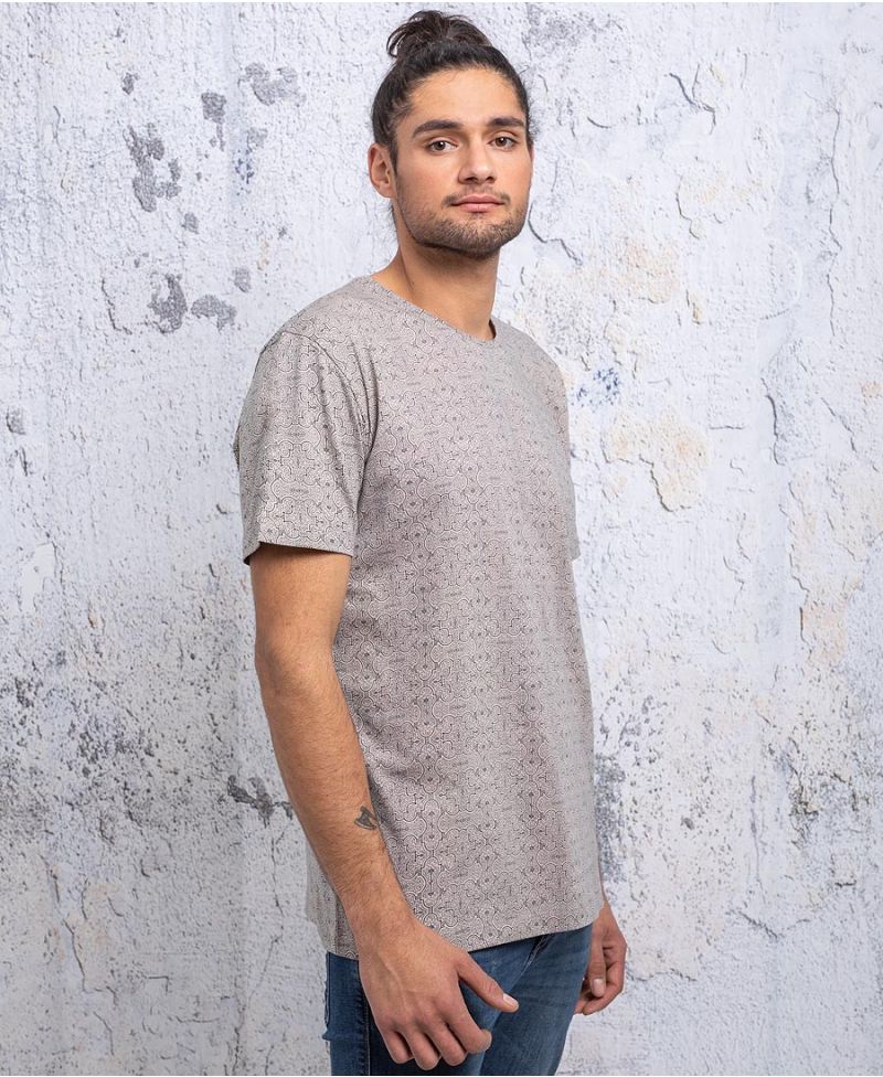 Shipibo Kené T-shirt ➟ Grey