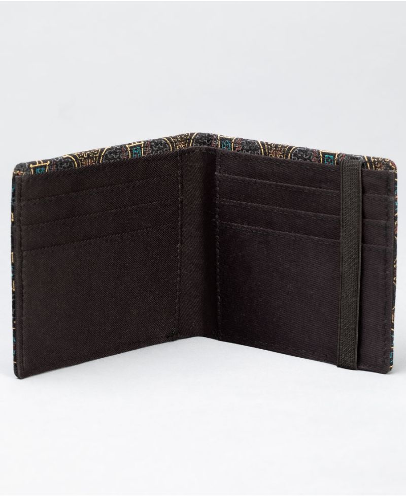 Shipibo Kené Mens Slim Wallet 