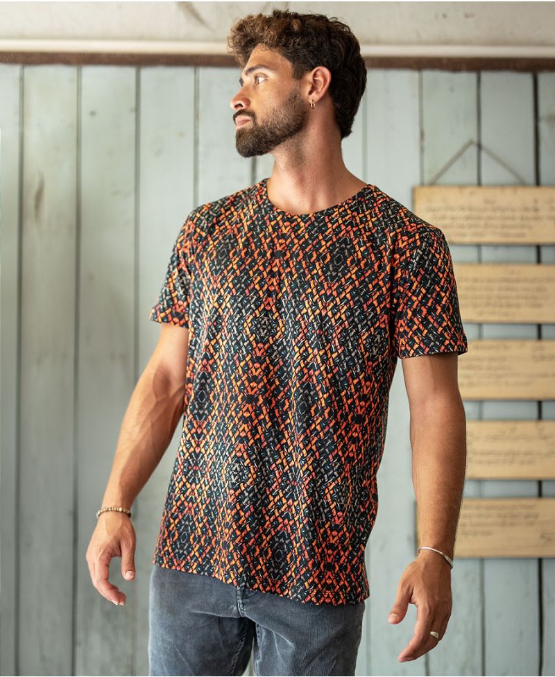 trippy T-shirt Men Psychedelic Clothing 