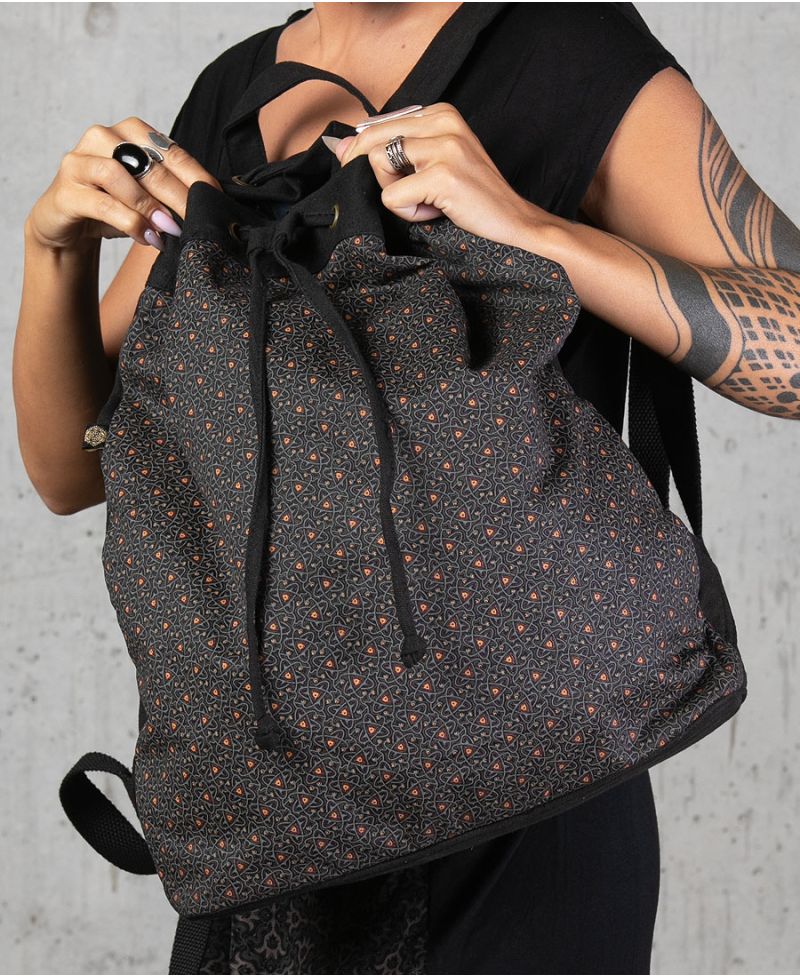 Drawstring backpack sales with padded straps