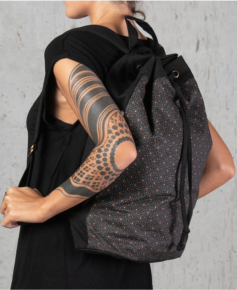 Atomic ➟ Padded Straps Drawstring Backpack 