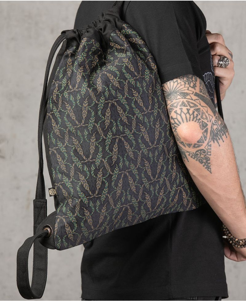 Daily Paper Monogram-print Messenger Bag in Black for Men