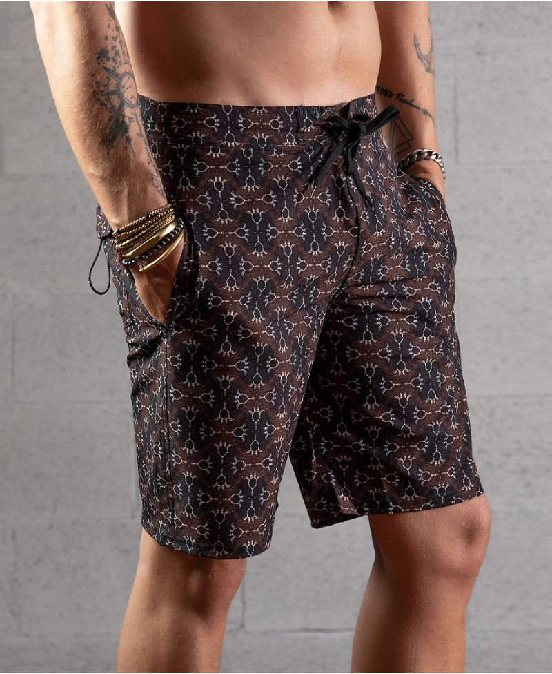 Print Swimwear For Men Festival Board Shorts Tribal