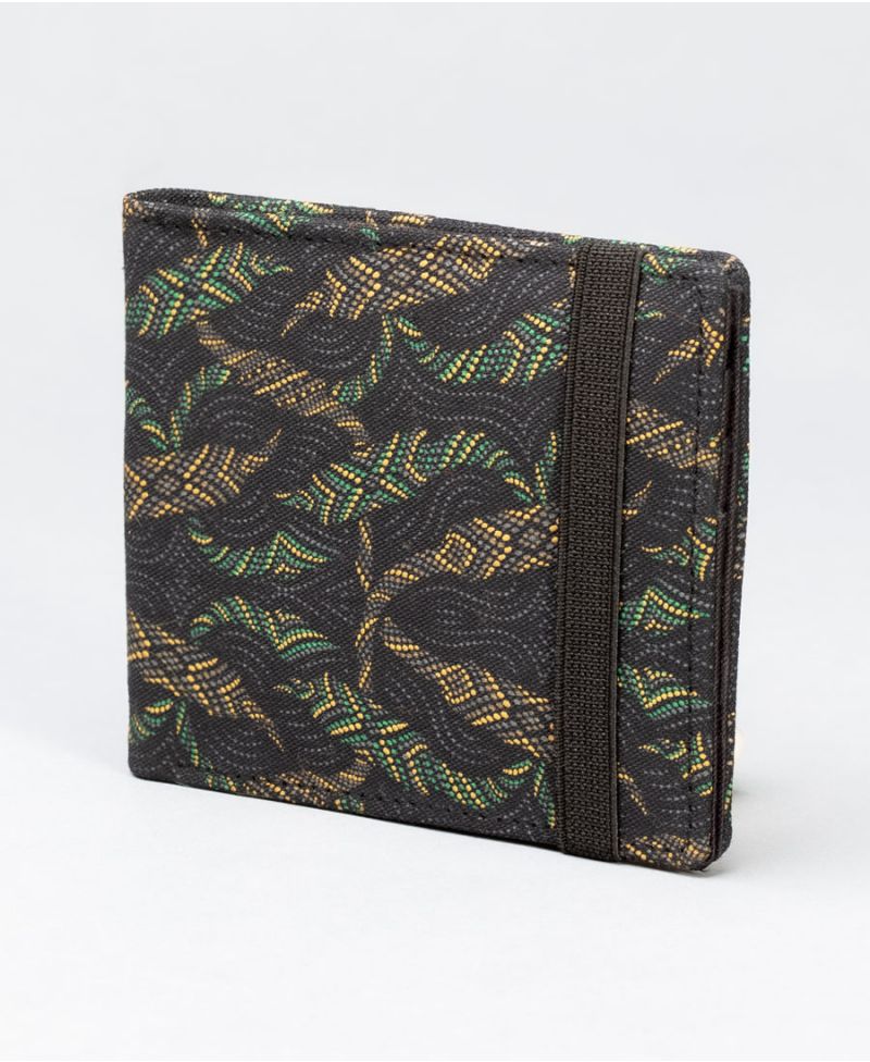 Tribal mens slim wallet bifold canvas 