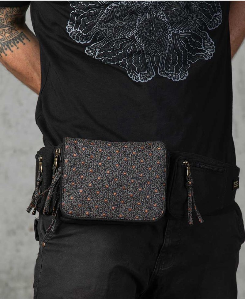 festival utility belt fanny pack celtic print