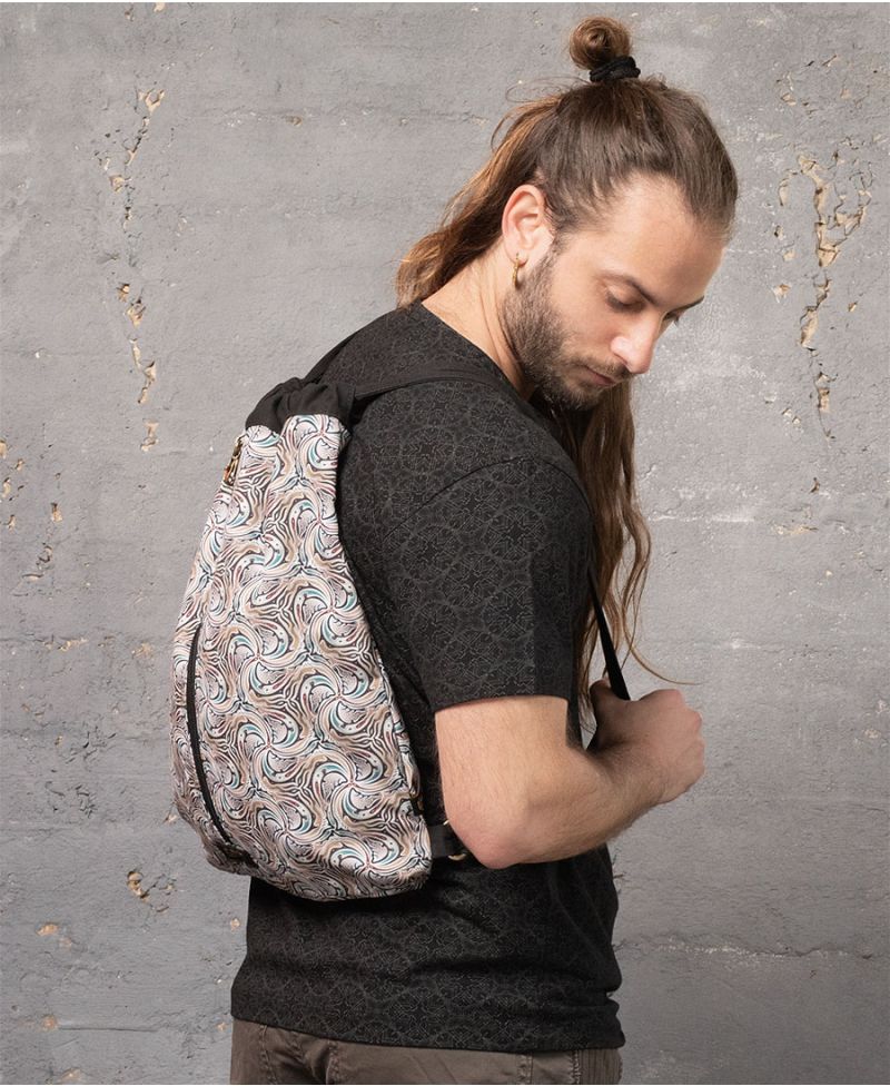 Twirly Drawstring Backpack