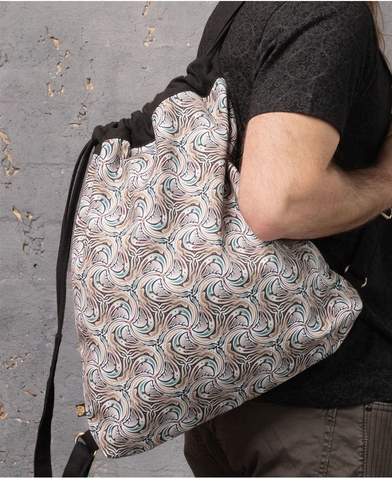 Twirly Drawstring Backpack