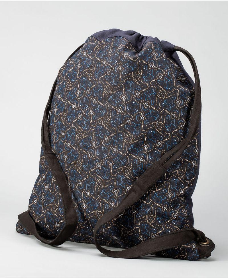 Plonter Drawstring Backpack ➟ Blue 