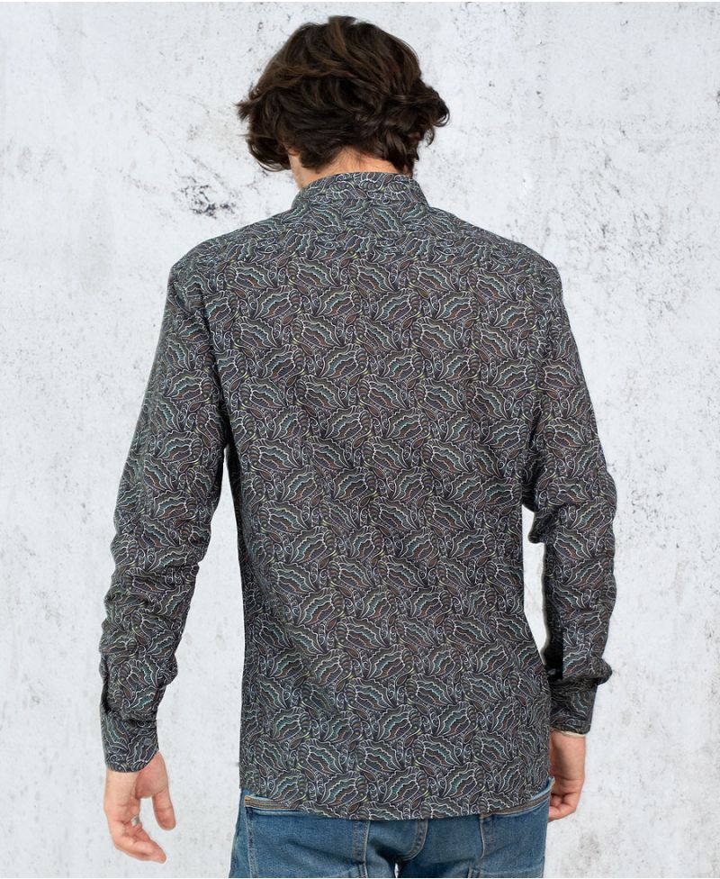 Faceat Button Shirt- Long Sleeve