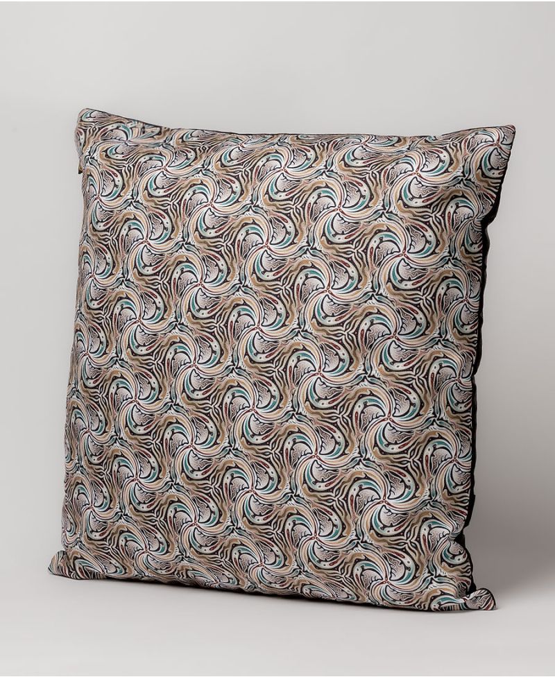 trippy throw pillow cover