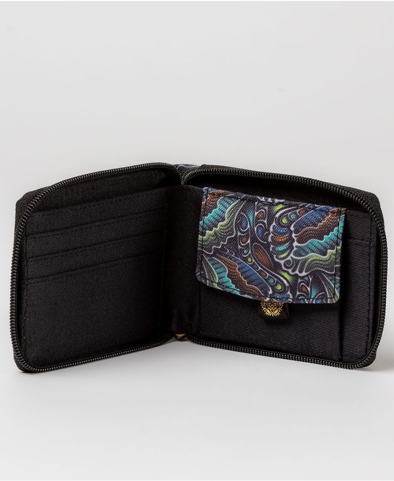 Faceat Mens Zip Wallet 