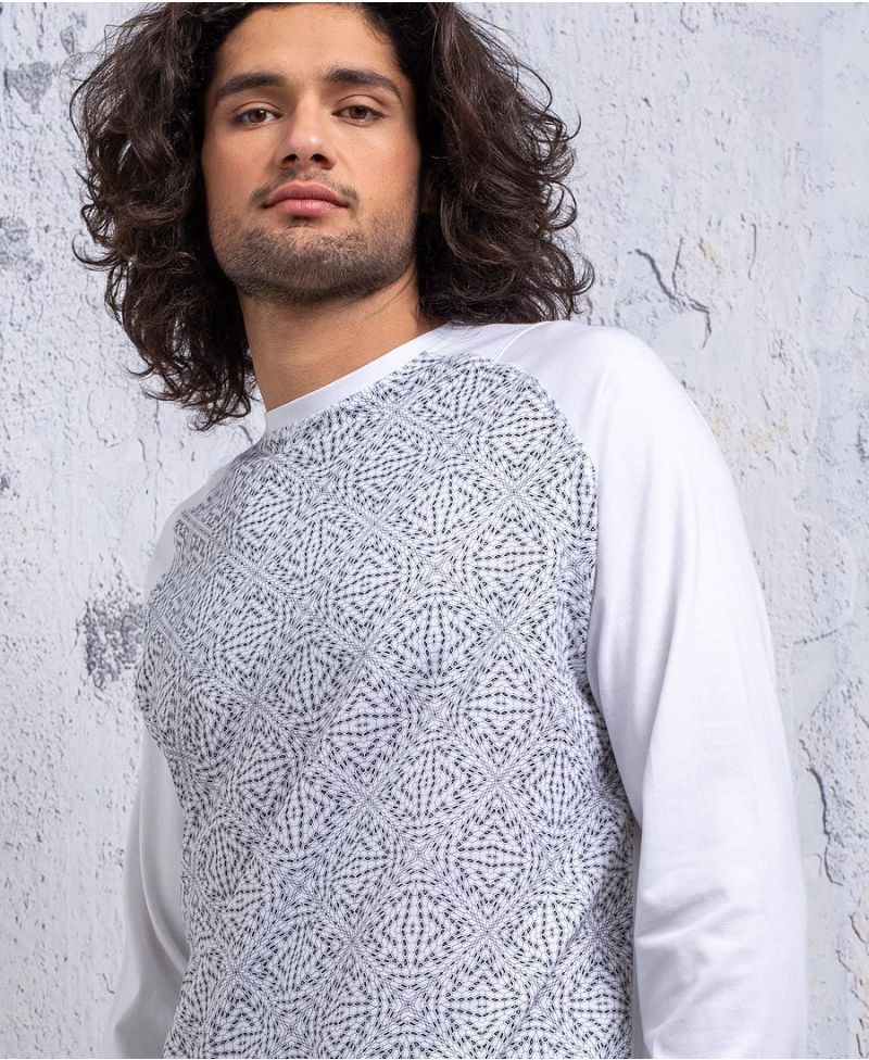 Hexit Long Sleeve T-shirt ➟ White