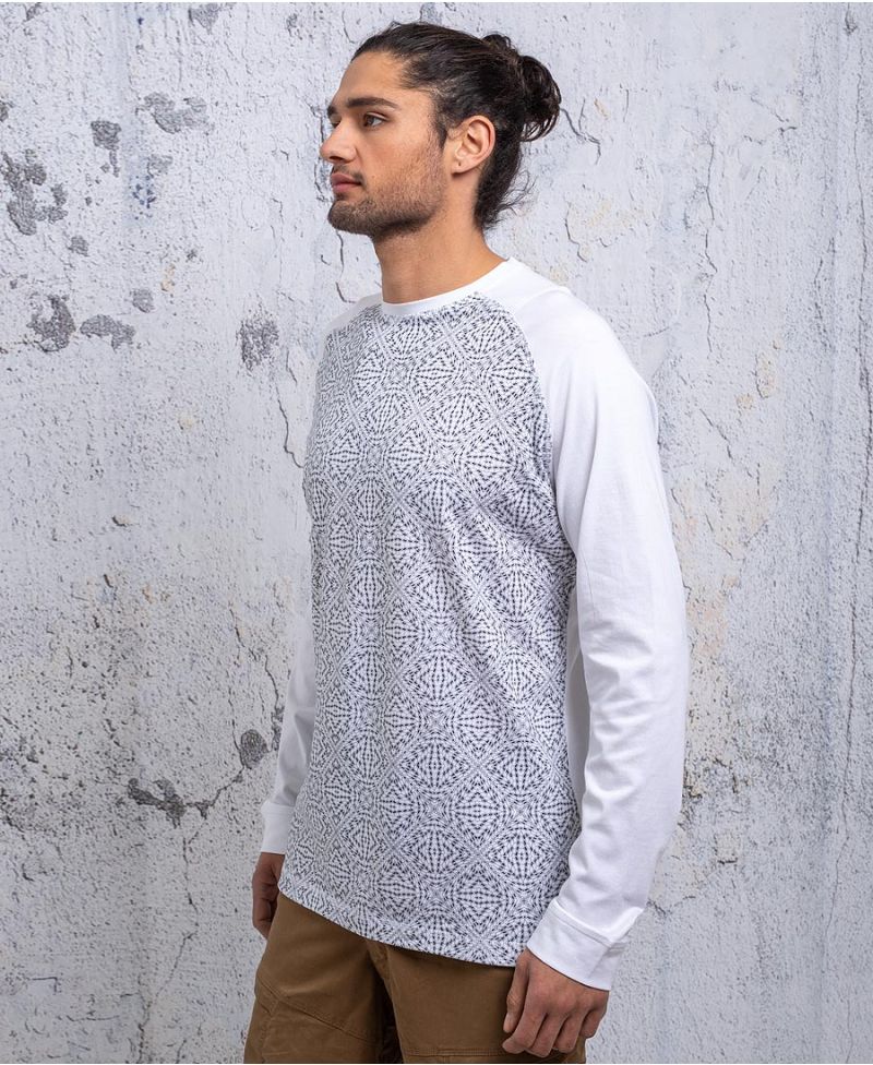 Hexit Long Sleeve T-shirt ➟ White