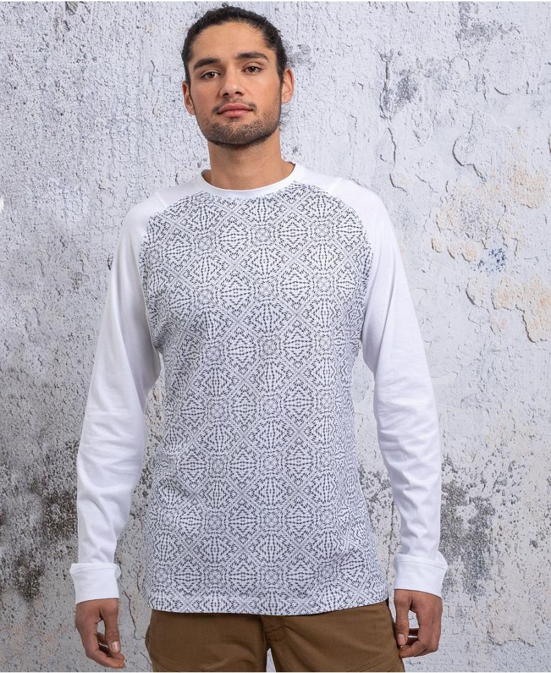 Hexit Long Sleeve T-shirt ➟ White