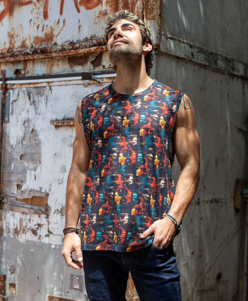 LSD Molecule tank top for man