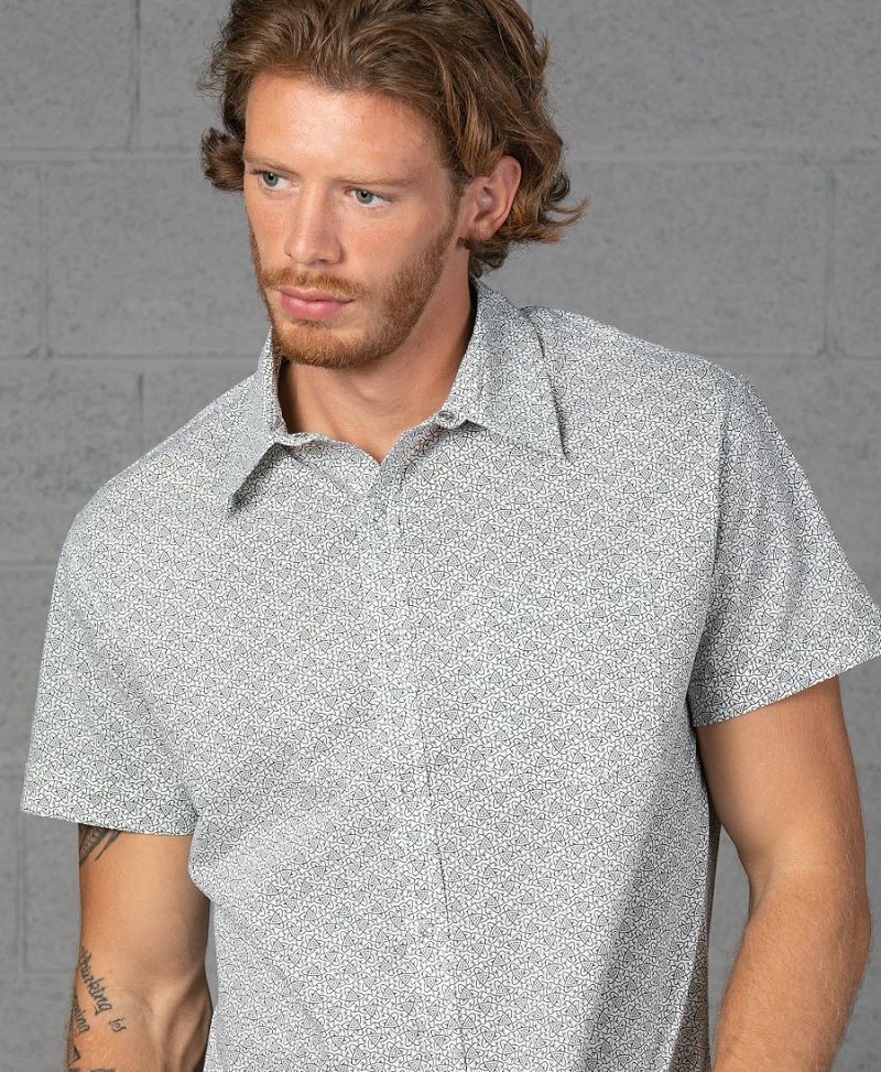 Atomic Button Shirt ➟ White