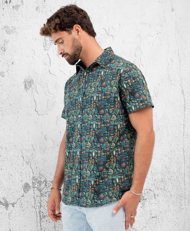 Aztex Button Shirt