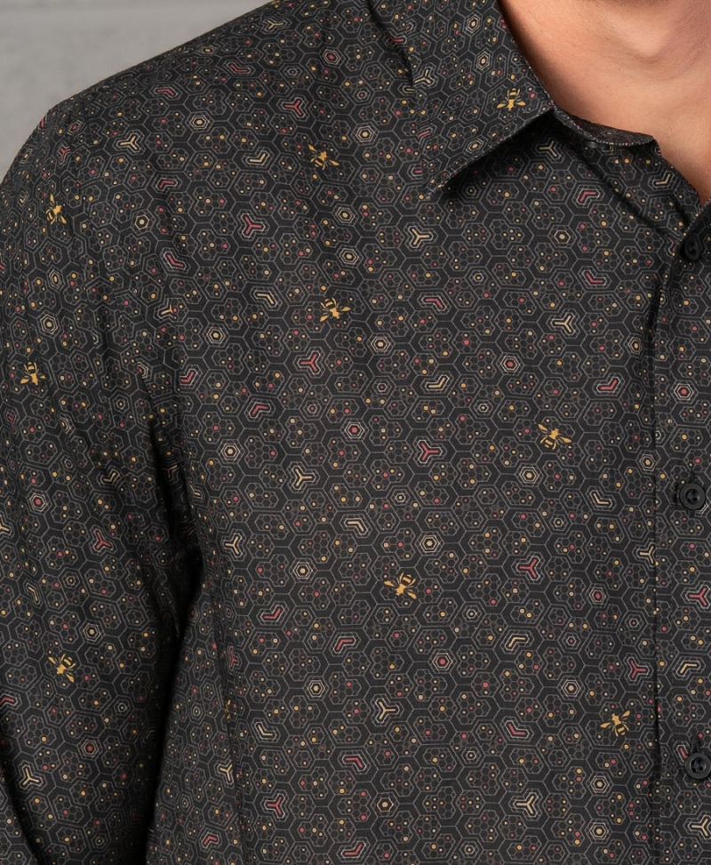 Beez Button Shirt- Long Sleeve