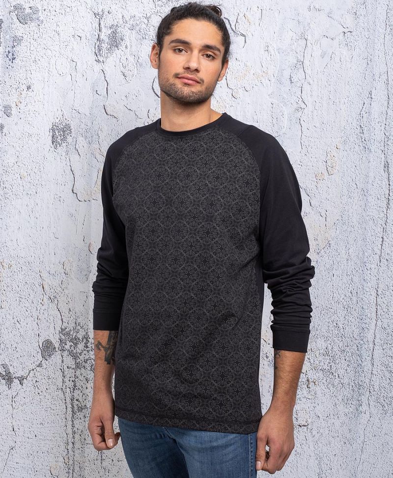 Squarcle Long Sleeve T-shirt ➟ Black