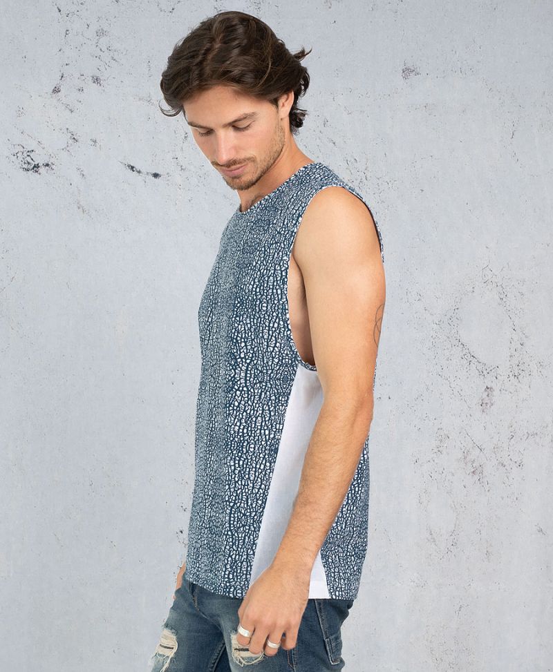 Melon Tank Top ➟ Blue