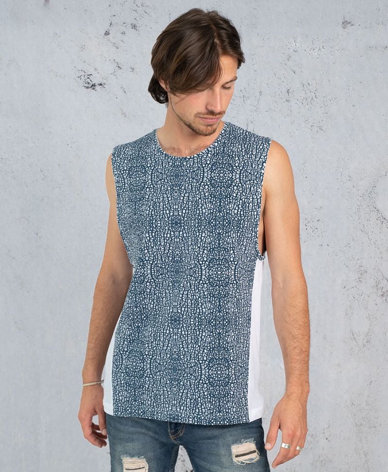 Melon Tank Top ➟ Blue