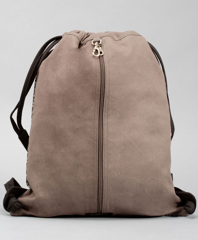 Hempi Drawstring Backpack ➟ Grey 