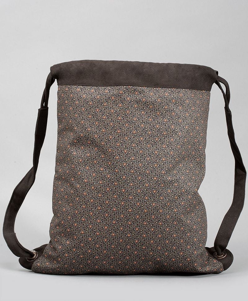 Atomic Drawstring Backpack ➟ Black 