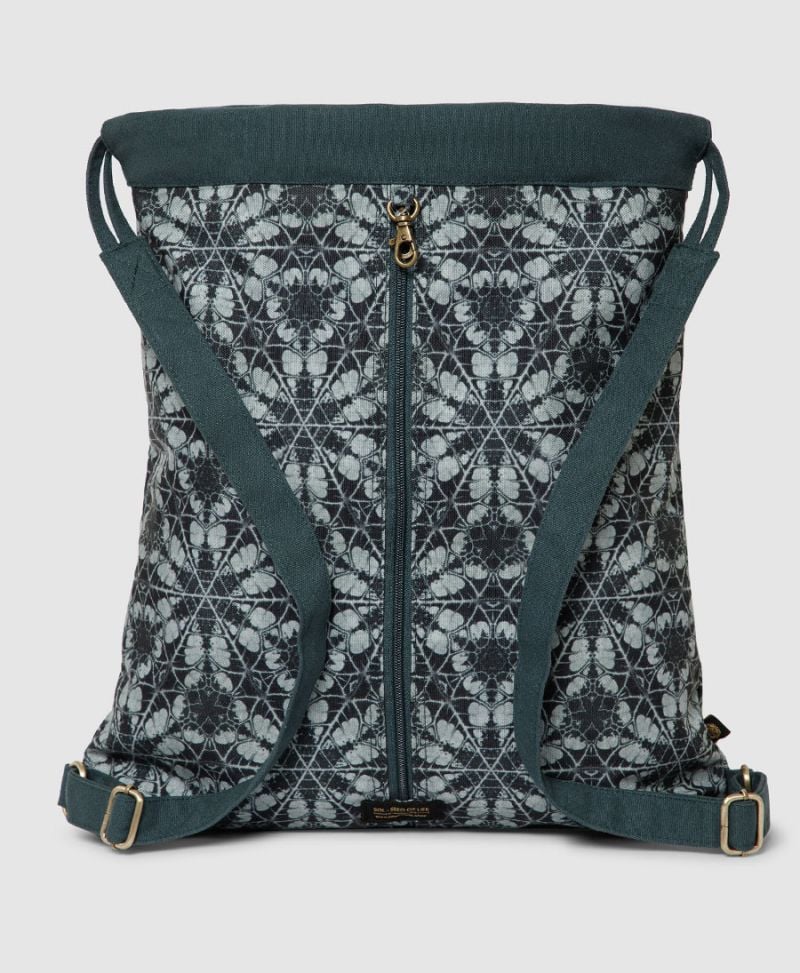 Cyclamen Drawstring Backpack