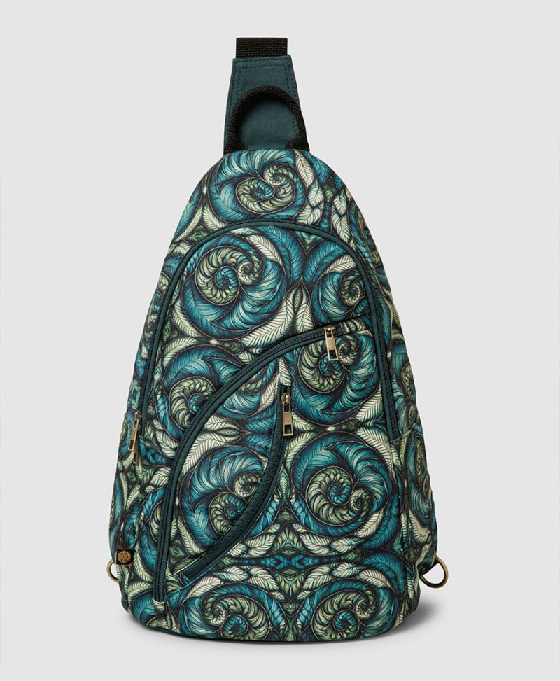 Spiraleaves Sling Backpack