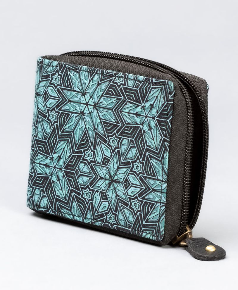 Optisomex Mens Zip Wallet - Blue