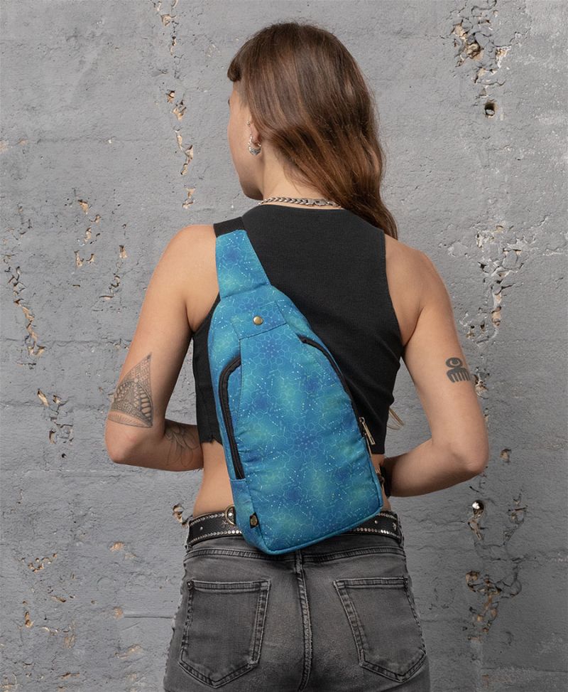 LSD Molecule Sling Bag
