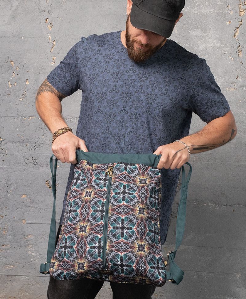 Arabesque Drawstring Backpack